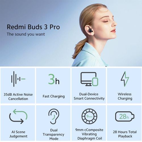 Xiaomi Redmi Buds 3 Pro True Wireless Earphones