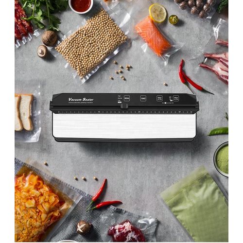 Generic Electric Home Professional Food Vacuum Sealer Machine Widen Double  Thermal Sealing for Foods Preservation with Storage Bags @ Best Price  Online