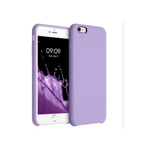 product_image_name-Generic-Soft Silicone Back Cover for iPhone 6 – Shockproof, Slim Fit, Anti-Fingerprint – Purple-1