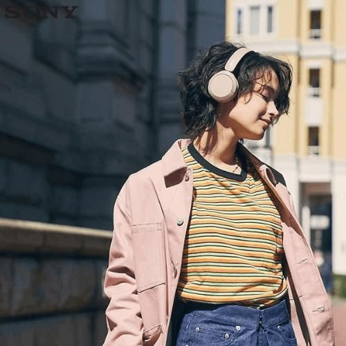 product_image_name-Sony-WH-CH520 Wireless Headphones Bluetooth On-Ear Headset with Microphone with Up to 50-hour battery life and quick charging - Beige-6