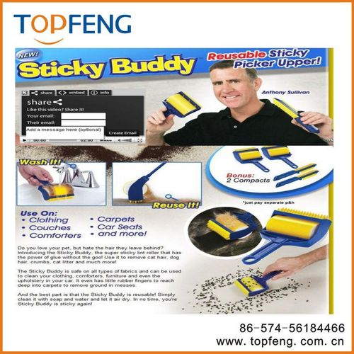 product_image_name-Generic-Dog/Cat Hair Remover Brush With Reusable Sticky Roller-GD-4