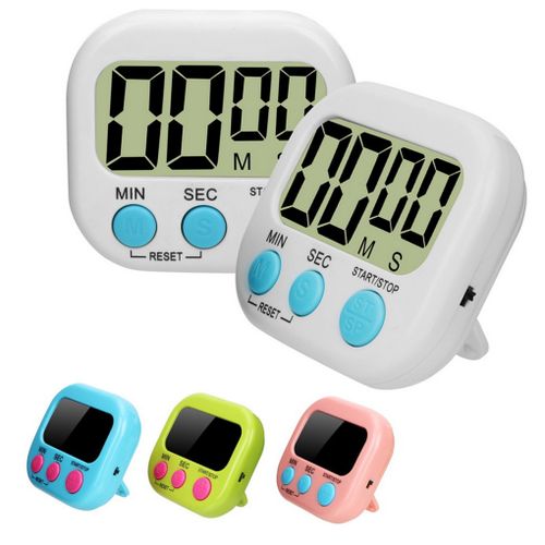 Digital Kitchen Timer, Magnetic Backing & Standing & Hanging for Placement,  2 PC