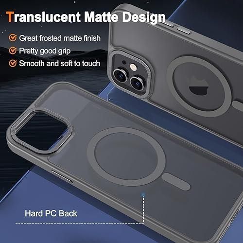 product_image_name-Magsafe2-iPhone 11 Case Magnetic Translucent Matte Phone Cases 6.1" with MagSafe-2