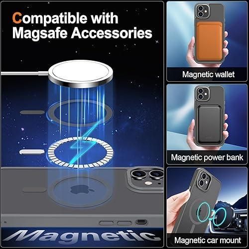product_image_name-Magsafe2-iPhone 11 Case Magnetic Translucent Matte Phone Cases 6.1" with MagSafe-5