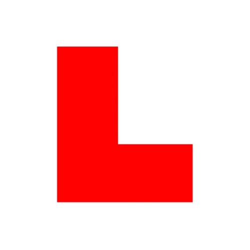 product_image_name-Generic-L Plate Label Vehicle Car Learner Stickers - Beginner Driver Signs-2