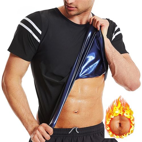 Generic Sweat Sauna Body Shapers Vest Waist Trainer Tops Slimming  Compression Shapewear Waist Shaper Corset For Men Women Workout  Shirt(#Man1) @ Best Price Online