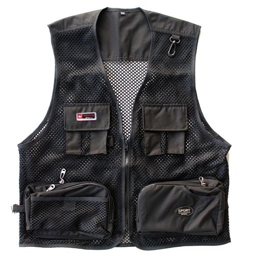 Generic Men Summer Vest Outdoor Multi-pockets Pography Men Fishing Vest Mesh  Male Vest @ Best Price Online