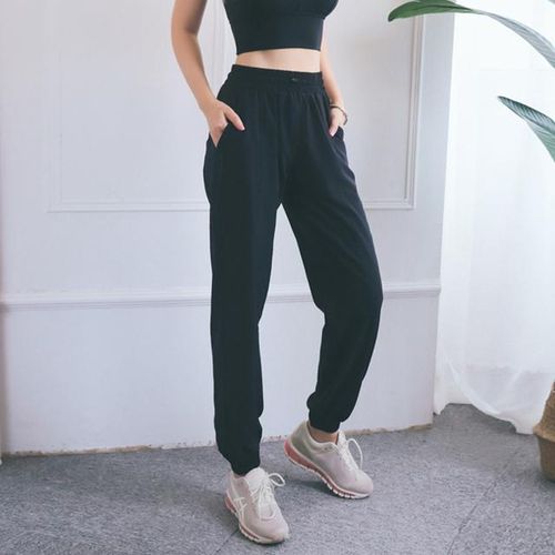 Generic Sport Fitness Pants Women Elastic Band Waist foot Quick Dry Loose Running Yoga Pants Female Streetwear Pantalon Femme 1207ck Best Price Online Jumia Kenya