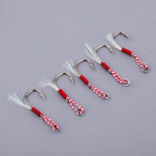 Generic 5 Assist Hooks With 5/0 7/0 9/0 Hooks And Split Rings @ Best Price  Online