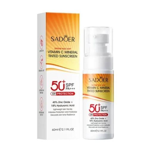 product_image_name-SADOER-Vitamin C Mineral Tinted Sunscreen  60ml-1