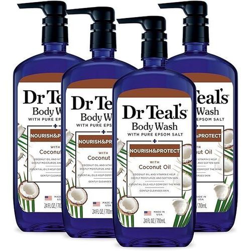 product_image_name-Dr Teal'S-Body Wash, Nourish & Protect with Coconut Oil-710ml-1