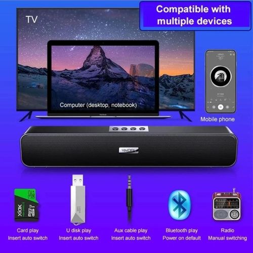 product_image_name-Generic-4D Computer Wireless Double Speaker Sound Bar Bluetooth Speaker -2
