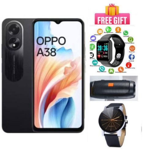 Oppo A38 4G Smartphone 4GB, 128GB, Glowing Black