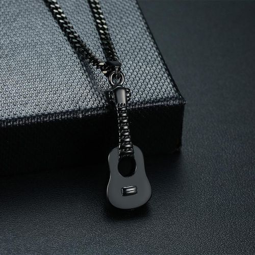 Amazon.com: QGJNSGC Guitar Urn Necklace for Ashes Music Guitar Memorial  Keepsake Pendants Necklace Guitarist Music Lover Cremation Jewelry for Ashes  Pendant (Black) : Clothing, Shoes & Jewelry