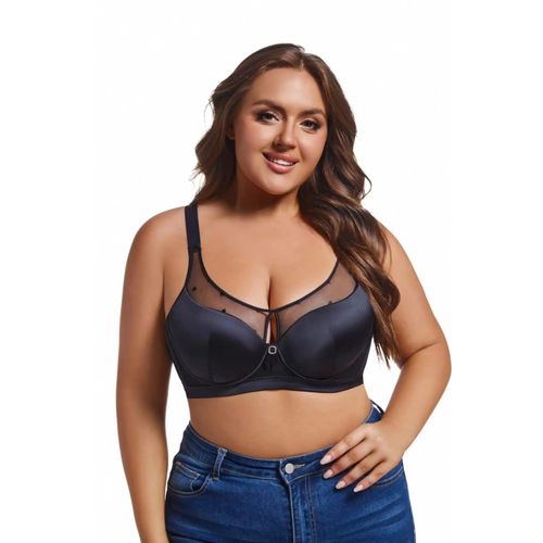product_image_name-Fashion-Black Women Plus Size Full Coverage Bra – Comfortable Supportive Underwire Bra-2