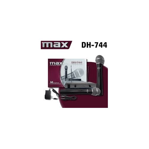 product_image_name-Max-744 Vhf  POWERFUL PROFESSIONAL WIRELESS MICROPHONE-1