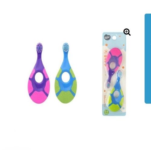 product_image_name-Generic-2 pack Premium Baby Training Toothbrush Gentle Gum Care & Teether-5