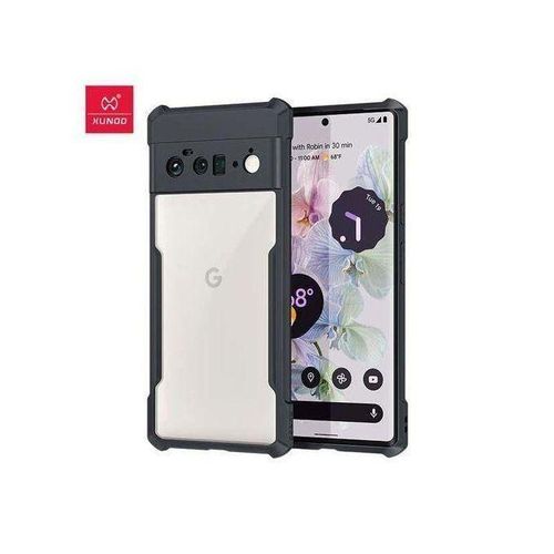 product_image_name-Xundo-Airbag Shockproof Bumper Shell Back Transparent Acrylic + TPU Buffer Case Cover for Google Pixel 7 Pro-1