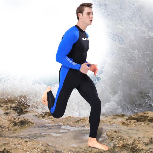 Fashion Men Wetsuit Surfing Swimming Long Sleeve Scuba Diving Gear  Underwater Fishing Spearfishing Kitesurf Clothing Wet Suit Equipment @ Best  Price Online
