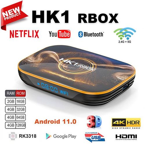 Boitier Android TV WiFi 5G - 4Gb 64Gb (COMPLET BOX)
