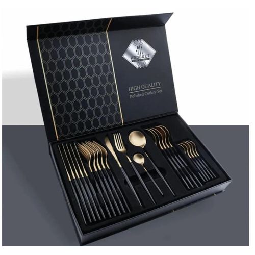 product_image_name-Generic-24pc stainless steel golden cutlery set-2