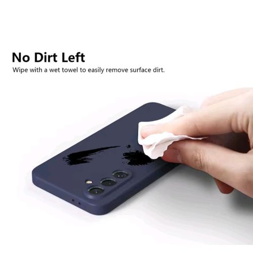 product_image_name-Samsung-Galaxy A25 5G Original Liquid Silicone Phone Case - Protective Soft-Touch Cover with Anti-Slip Grip (Light Purple Lilac)-2