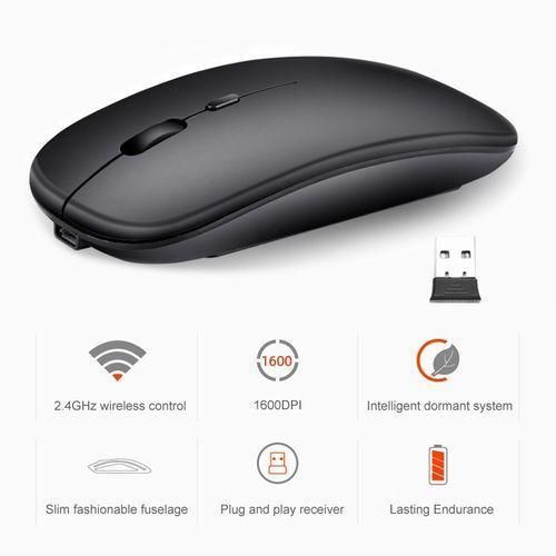 product_image_name-Generic-Ultrathin Wireless Mouse 2.4G Rechargeable, Computer Mouse with Wireless Connectivity for Laptops and Desktops-1