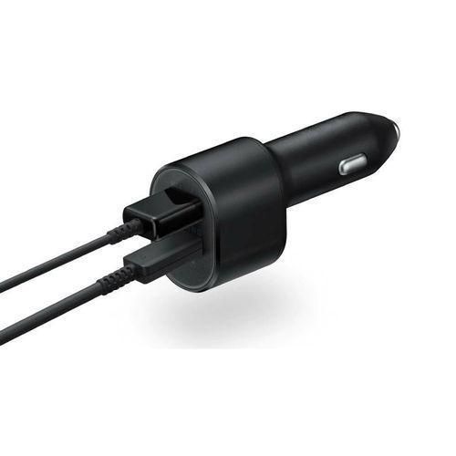 product_image_name-Samsung-W20 5G (45W+15W) Dual port superfast car charger With USB Type C Cable-3