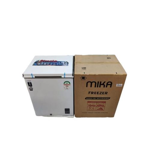 product_image_name-Generic-MIKA Chest Freezer, 141L, White Inner, White Grey-1