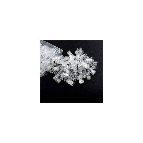 product_image_name-Generic-CAT5E RJ-45 UTP Connectors, RJ-45 Crimp Ends 8P8C Network Modular Plugs With Flexible Latch, 100 PCS-2