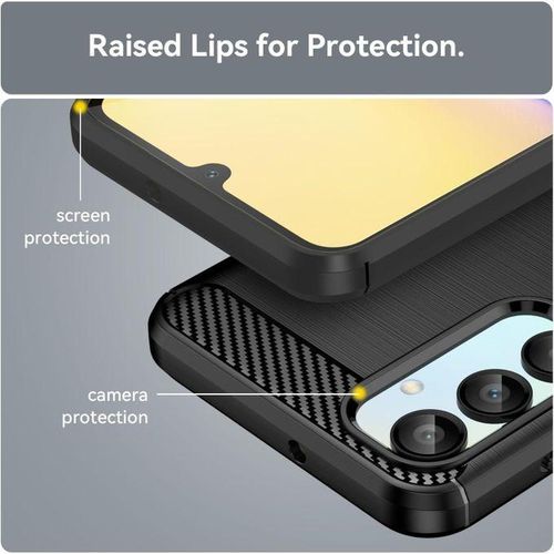 product_image_name-Generic-Luxury KOARWVC Carbon Fiber Shockproof Samsung A16 Rugged Shield TPU Back Cover - Durable, Slim & Stylish-6
