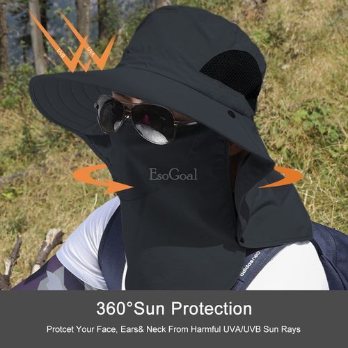 Sport Fashion Fishing Hat Cap Summer Sun Hats UV Protection Face Flap 360?  @ Best Price Online