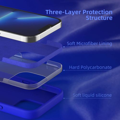 product_image_name-Generic-For Apple IPhone 13 Pro 6.1 Inch Real Silicone Case-Upgraded Good Quality Silicone-3