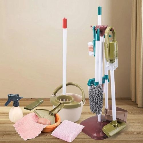 product_image_name-Generic-Kids Simulation Life Cleaning Toys Hygiene Simulation Broom & Pretend Games Cleaning Set Vacuum Cleaner Tools Toys-2