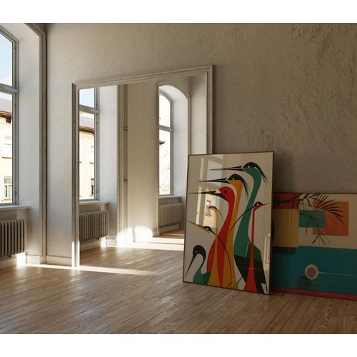 product_image_name-Jumia Arts-Vibrant Birds - Framed Wall Art -3