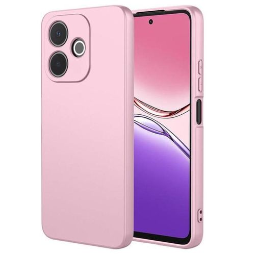 product_image_name-Oppo-A5 Pro  Elegant Silicone Soft-Pink Cover -1