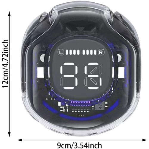 product_image_name-Generic-Sport Wireless Earbuds – Sleek Transparent Shell High-Fidelity Playback Waterproof Earphones with Ergonomic Fit, Touch Sensor, Stereo Bass, Digital Interface for Jogging, Climbing, Fitness Training-4