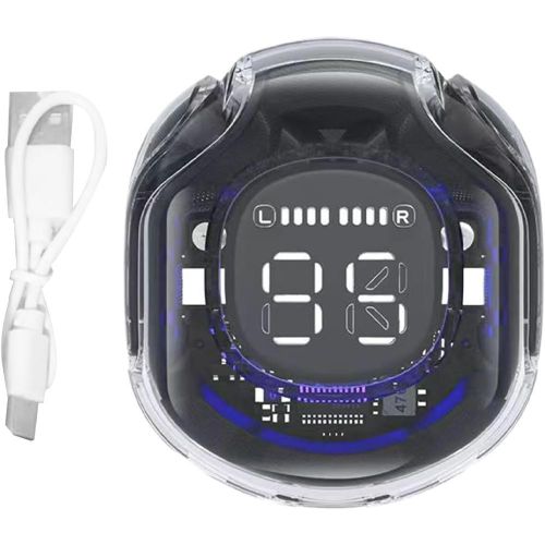 product_image_name-Generic-Sport Wireless Earbuds – Sleek Transparent Shell High-Fidelity Playback Waterproof Earphones with Ergonomic Fit, Touch Sensor, Stereo Bass, Digital Interface for Jogging, Climbing, Fitness Training-5