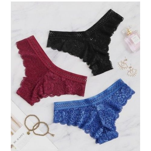 product_image_name-Fashion-3 PCs Laced panties for women,Assorted colours.-1