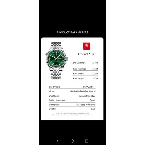 product_image_name-POEDAGAR-Gents Wrist Watch 673-6