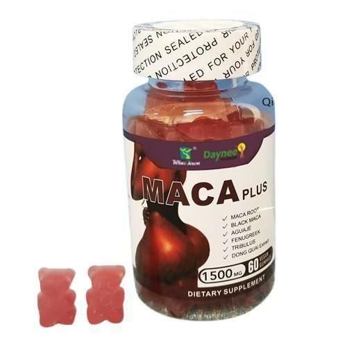 product_image_name-Daynee-Maca Plus Gummies 1500mg – Big Booty Enhancer with Black Maca Root & Dong Quai Extract-1