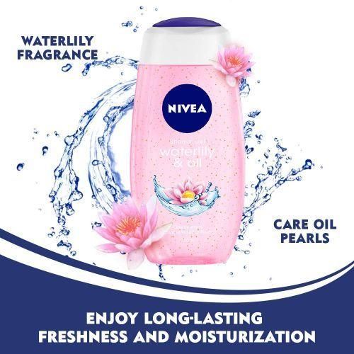 product_image_name-NIVEA-Waterlily & Oil Shower Gel For Women 250ml (Pack Of 2)-4