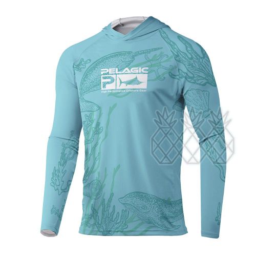 Generic PELAGIC Fishing Hooded Mens Long Sleve Fishing T-shirt Hoodies  Outdoor Clothing UPF 50 Sun Protection Performance Fishing Shirts @ Best  Price Online