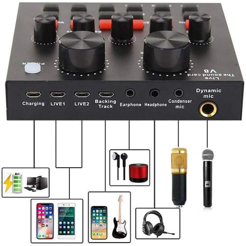 product_image_name-Generic-BM800 Studio Microphone Kit with V8 Sound Card for High-Quality Streaming-2
