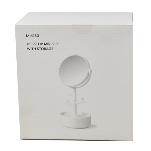  Miniso  Desktop Mirror  With Storage Best Price Online 