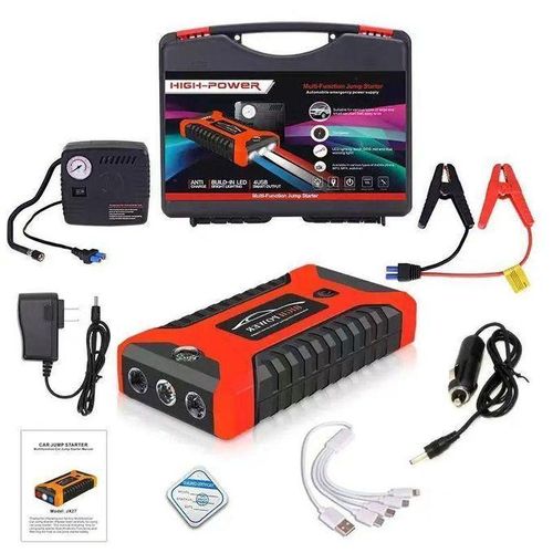 product_image_name-Generic-Full Kit Car Jump Starter with Air Compressor and FlashLight -2