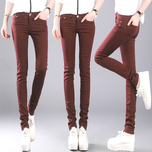 Buy Comfort Lady Women's Stretchy Pencil Pants for Work and Casual