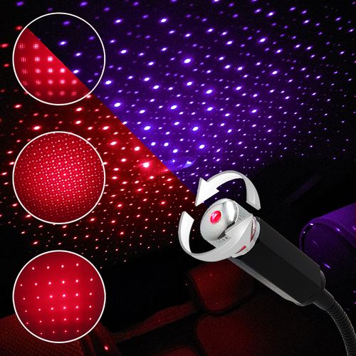 Generic USB Car Roof Star Night Light Projector Atmosphere Galaxy