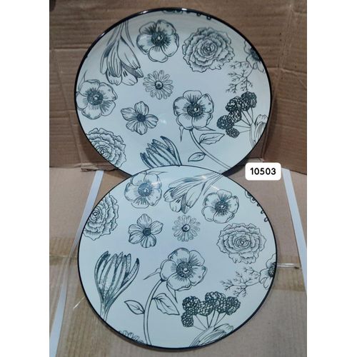 product_image_name-Generic-Elegant Design Ceramic Dinner Plates- 6 Pcs-2