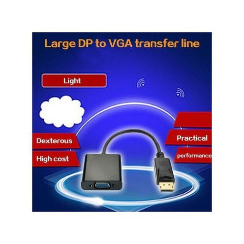 product_image_name-Generic-Displayport DP to VGA Adapter Male Female Converter Display Port-2